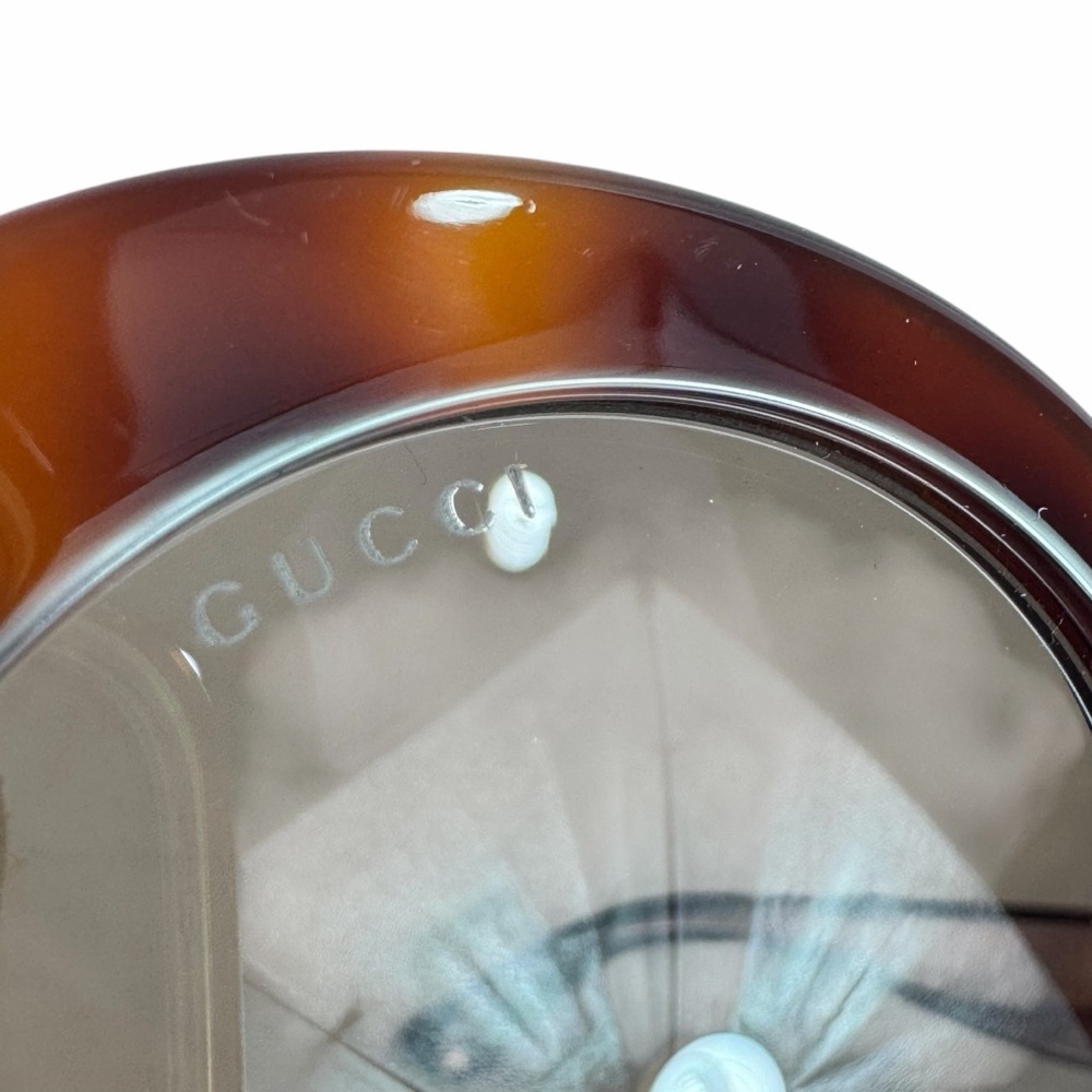GUCCI GG0319S 002 Havana Round Sunglasses with Brown Lenses - Picture 8 of 14